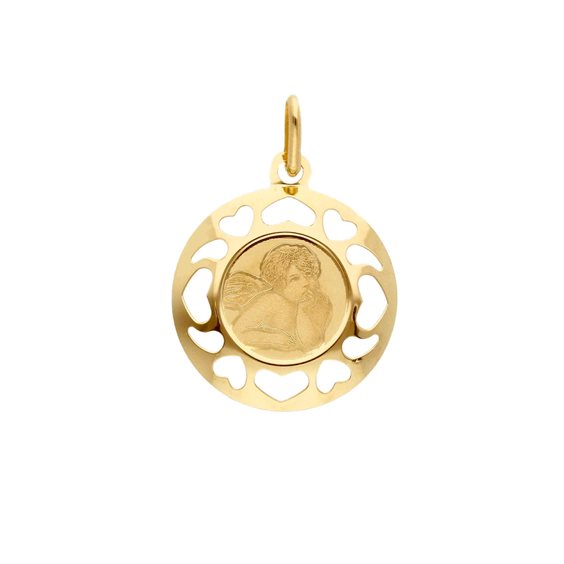 Charm Gioielleria Dossena  medaglie religiose in Oro giallo 127236 SONGA - 127236 SONGA